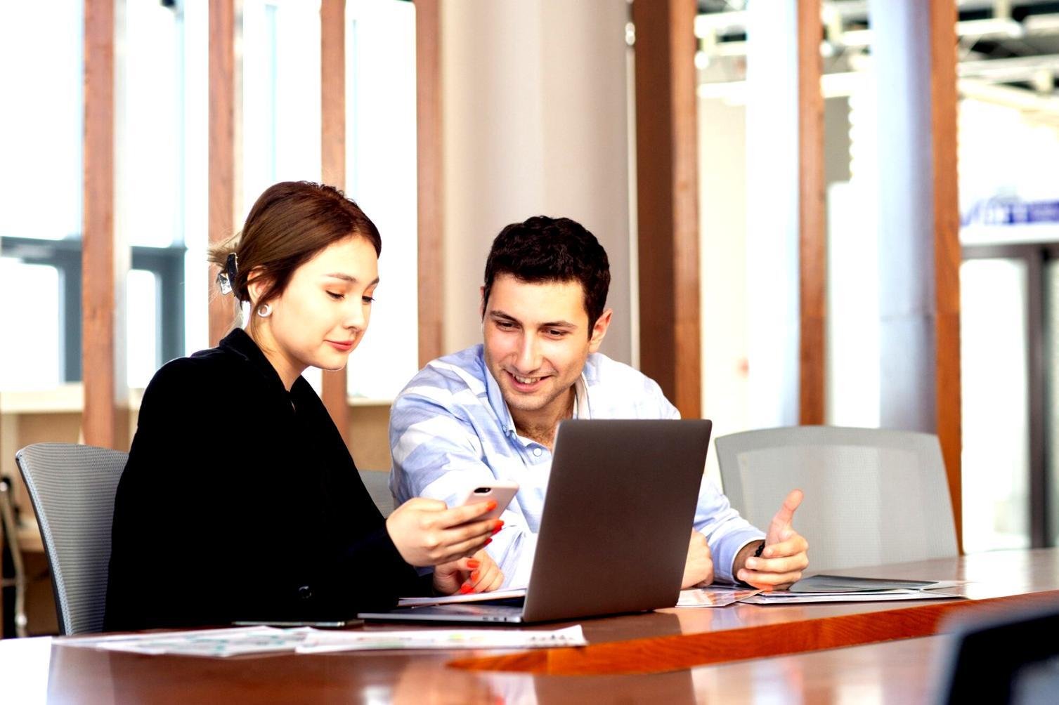 Financial analysis workspace with reports and charts